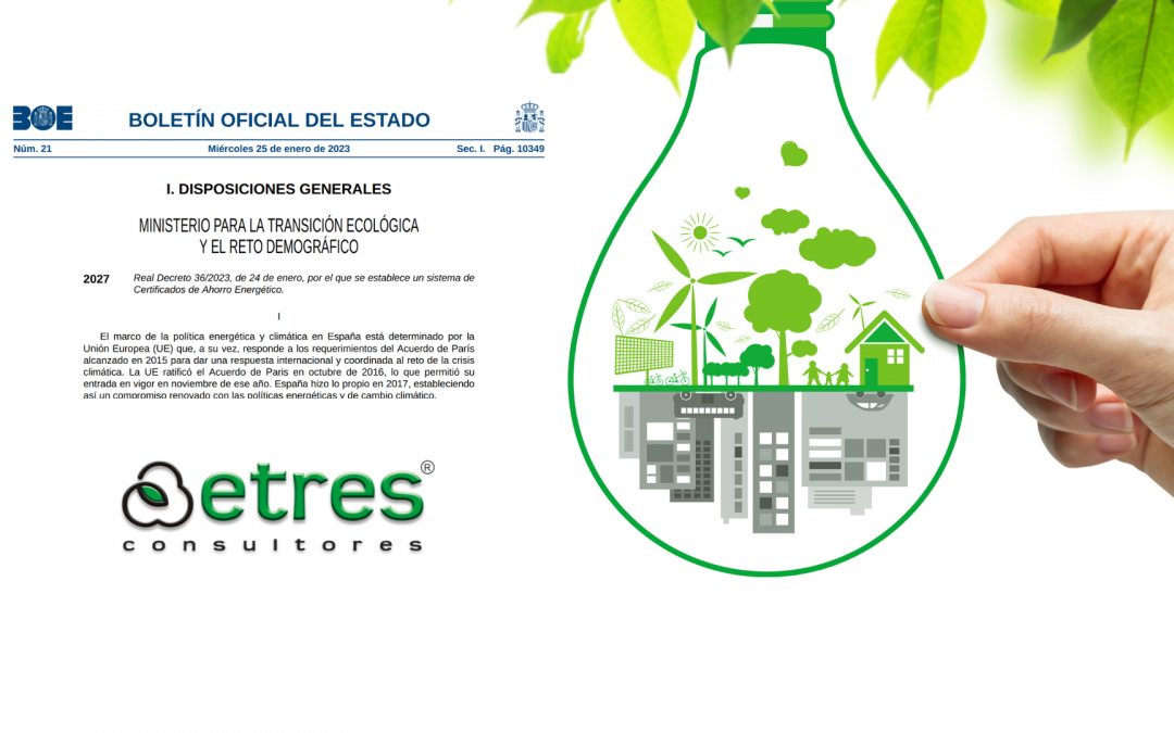 Aprobado el sistema de Certificados de Ahorro Energético