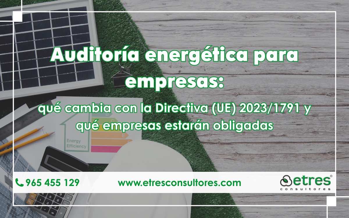 Auditoría energética en empresa industrial