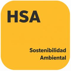 Logotipo HSA de Sostenibilidad Ambiental para la sección del futuro DB-HSA