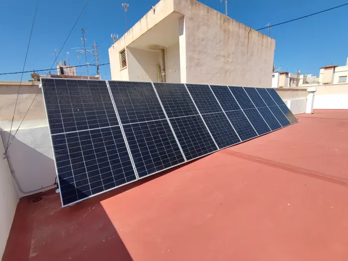 Energías renovables en una vivienda.