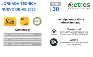 Jornada técnica nuevo DB-HE 2020